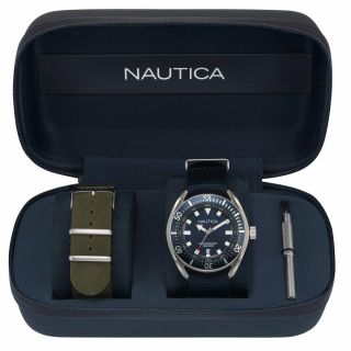 Nautica Watch NAPPRF009 Portofino Boxset,  Analog,  Water Resistant,  Date Funct. 2