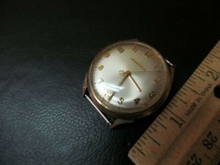 Vintage Men’s Watch Wristwatch – Bulova Accutron 10k Gf M9 Tuning Fork