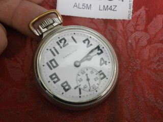 HAMILTON Pocket Watch U.  S.  A.  992B vintage 14K Goldfilled part C18031 426 6