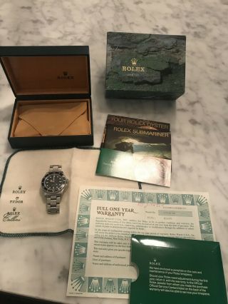 1999 Rolex 14060 Submariner Mens Wrist Watch Box 