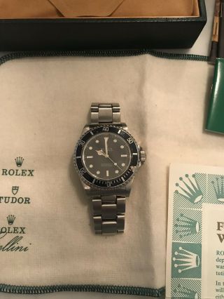 1999 Rolex 14060 Submariner Mens Wrist Watch Box ' s Booklet ' s 1000ft 300m 2