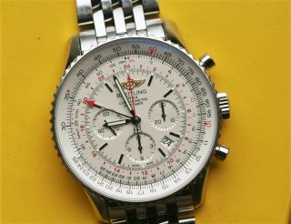 Breitling Navitimer Gmt Ab0441 Box And Books