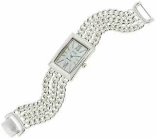 Ecclissi Sterling Silver Multi - Strand 7 " Bracelet Watch Qvc $232