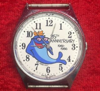 Charlie The Tuna Starkist 25th Anniversary 1961 - 1986 Novelty Watch No Band