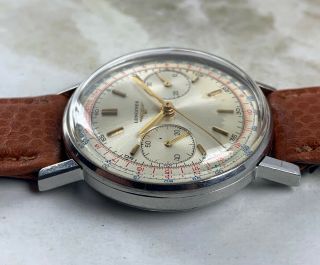 Vintage Longines 30CH Chronograph Ref.  7412 - 3 Wristwatch 36mm Steel NR 7