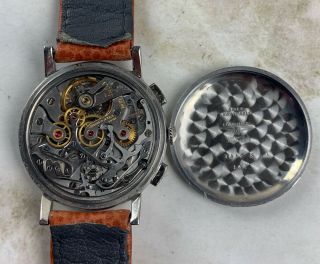 Vintage Longines 30CH Chronograph Ref.  7412 - 3 Wristwatch 36mm Steel NR 9