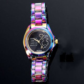 Design Colored Bear Table Stainless Steel Ladies Popular Exquisite Watches