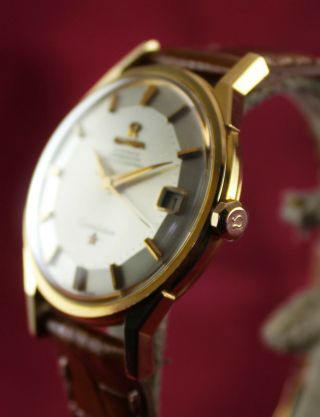 OMEGA Constellation Chronometer 168.  005/6 SC - 62 18K Rose Gold Watch.  Pie Pan 5