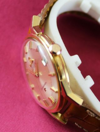 OMEGA Constellation Chronometer 168.  005/6 SC - 62 18K Rose Gold Watch.  Pie Pan 6