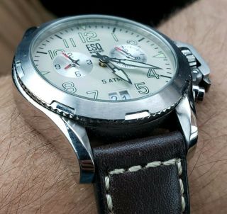 Mens ESQ by Movado Swiss Made Chronograph Wrist Watch 3
