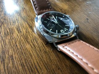 Panerai Radiomir GMT Automatic PAM00184 with two OEM straps 9