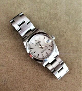 Rolex Oyster Perpetual Datejust Mid=size Stainless Steel Watch