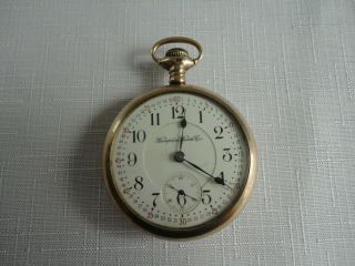 Antique Hampden Watch Co.  21 Jewels (north American Railway) Rr Pocket Watch