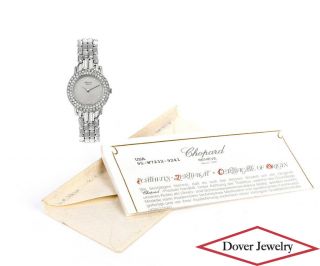 Chopard Diamond 18K White Gold Ladies Watch 61.  8 Grams $22800.  00 NR 6