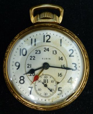 Antique Elgin 23 Jewels Gold Filled Pocket Watch