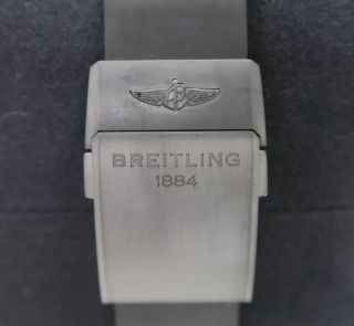 BREITLING M44359 Windrider Blackbird Limited Edition Black Steel Automatic Watch 10