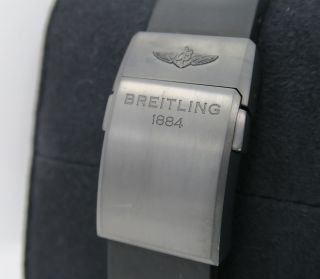 BREITLING M44359 Windrider Blackbird Limited Edition Black Steel Automatic Watch 11