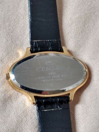 Cenere 8010 Wrist Watch Oval Face Artist Painting VTG Stainless Steel Shower 4