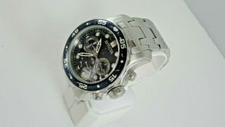 Men ' s INVICTA Pro Diver Chronograph All Stainless Steel Quartz Watch WR 0070 2