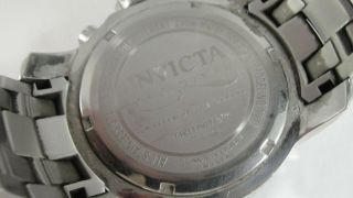 Men ' s INVICTA Pro Diver Chronograph All Stainless Steel Quartz Watch WR 0070 7