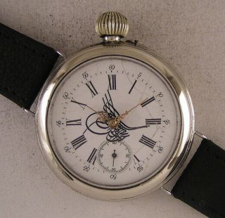 Vintage Military Oriental Award 1900 Antique Swiss Wrist Watch A,  Fully Serviced