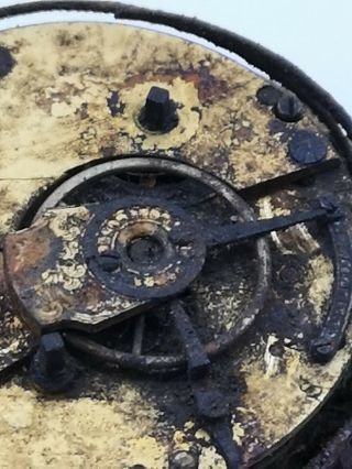 Very Rare English Verge Fusee Repeater Pocket Watch Movement for Restoration 5