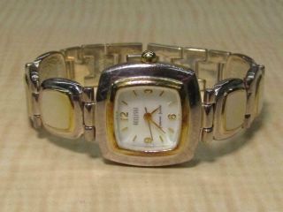 Ecclissi Sterling Silver Jewelry Watch Mother Of Pearl Band 31650