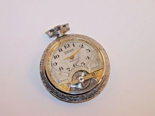 Vintage Windsor Elegant 8 Days Swiss Made Pocket Watch,  & Running Great