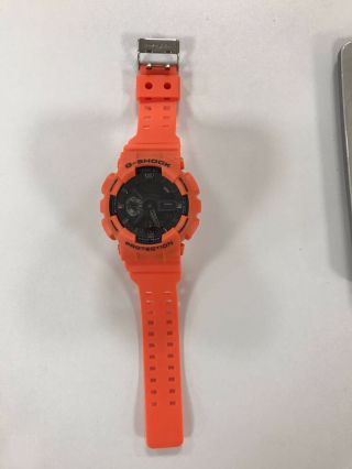 Casio G - Shock Watch Men’s Quartz Sports Wristwatch Waterproof Stopwatch Orange