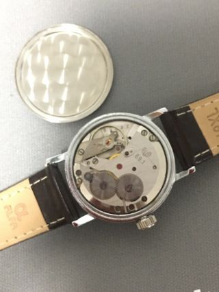 Vintage Germany men ' s stainless steel Watch Gub GLASHUTTE Cal69.  1 8