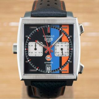 Tag Heuer Monaco Calibre 11 Gulf 39mm - Box And Papers April 2019