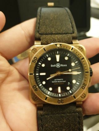 Bell & Ross br03 - 92 diver bronze limited edition 2
