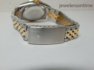 Rolex SS/18K YG Midsize 31mm Datejust Gold Romans on Jubilee Bracelet.  68273 