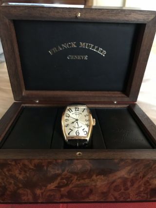 Franck Muller Men’s Casa Blanca 5850 Ret.  Wrist Watch 18k Solid Gold/no Waranty