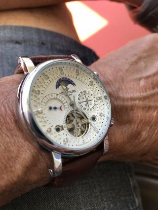 Patek Philippe Tourbillon Watch Automatic Wrist Watch for Men 6