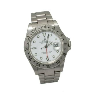 Rolex Explorer II Stainless Steel White Dial Mens 40mm Automatic Watch 16570 3