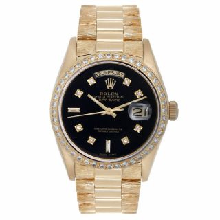 Real Rolex 18k Yellow Gold President