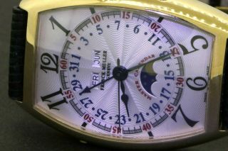 Franck Muller Master Calendar 5850 18K gold automatic moon phase men ' s watch 2