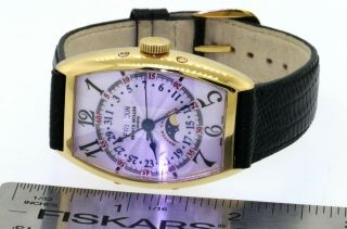 Franck Muller Master Calendar 5850 18K gold automatic moon phase men ' s watch 4