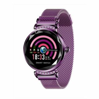 Fashion Women Bluetooth Smart Watch Heart Rate Monitor Lady Bracelet For Samsung