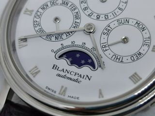 Blancpain Perpetual Calendar MoonPhase 34 mm Automatic Cal 953 - Stainless Steel 8
