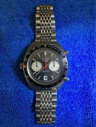 Heuer Autavia Viceroy 1163v Chronograph Swiss Watch Owner Since