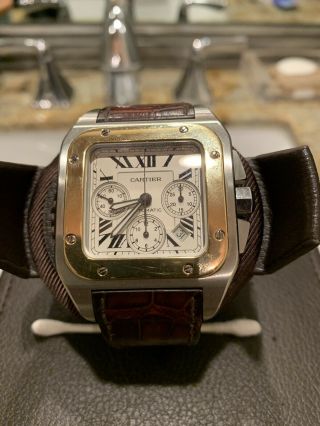 Cartier Santos 100 Xl Chronograph