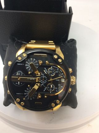 Diesel Mr.  Daddy 2.  0 Dz7333 Wrist Watch For Men - Gold