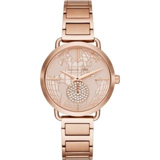 Michael Kors Women Rose Gold Portia Bracelet Watch Mk3828 Nwb Msrp 225$,  Tax
