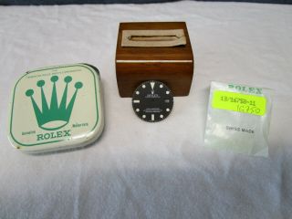 Nos Rolex Gmt - Master Matte Finish Dial For Ref.  1675 1980s