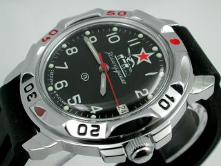 Russian Vostok Military Watch With Rubber Strap 431306f