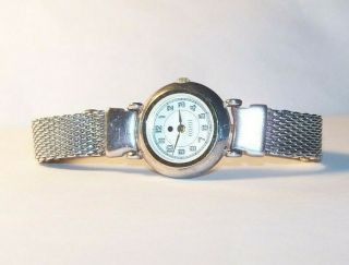 Ecclissi Sterling Silver Mesh Band All 926 Watch Needs Battery 30.  92 Grams