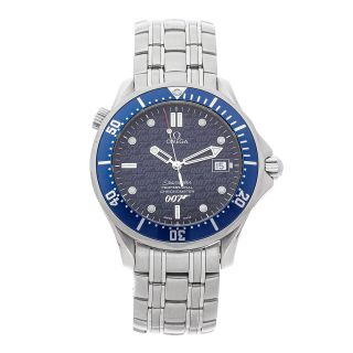 Omega Seamaster Diver 300m 007 Le Auto Steel Mens Bracelet Watch 2537.  80.  00