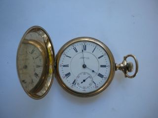 Antique Abbott Sure Time By E.  Howard Rare 16s 17 Jewels Adjusted Pocket Watch